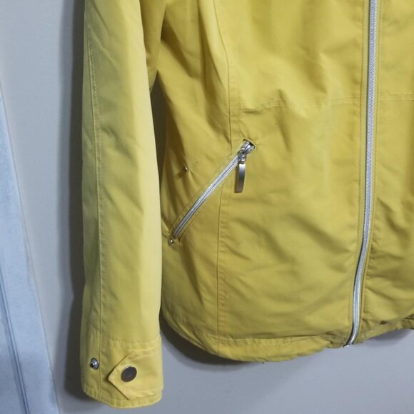 Cleo Jacket Medium Yellow Modern Outerwear Sporty Activewear Hood - Picture 4 of 8
